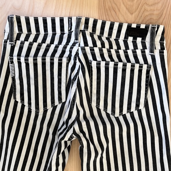 PAIGE Denim Jeans in Railroad Stripe - Picture 4 of 5